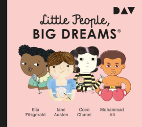 Little People, Big Dreams® - Teil 2: Ella Fitzgerald, Jane Austen, Coco Chanel, Muhammad Ali, 1 Audio-CD