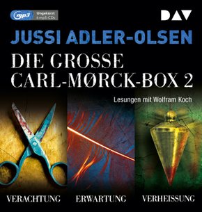 Die große Carl-Mørck-Box 2, 6 Audio-CD, 6 MP3 - Box.2