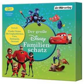 Der große Disney-Familienschatz, 5 Audio-CD, 5 MP3