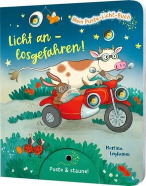 Mein Puste-Licht-Buch: Licht an - losgefahren!