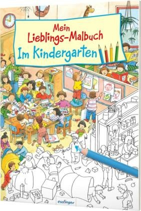 Mein Lieblings-Malbuch - Im Kindergarten