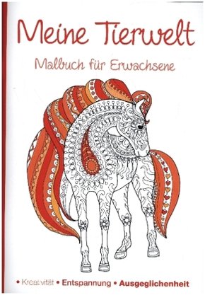 Malbuch für Erwachsene - Meine Tierwelt