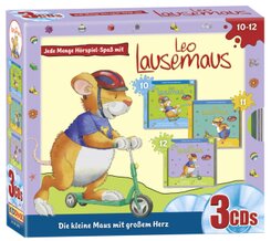 Leo Lausemaus - 3er CD-Box, 1 Audio-CD - Tl.10-12