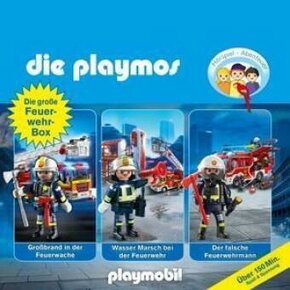Die Playmos - Die große Feuerwehr-Box, 3 Audio-CD