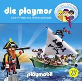 Die Playmos - Viele Piraten und eine Schatzkarte, 1 Audio-CD