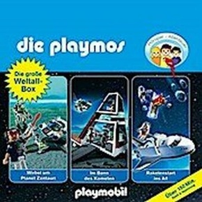 Die Playmos - Die große Weltrall-Box, 3 Audio-CD