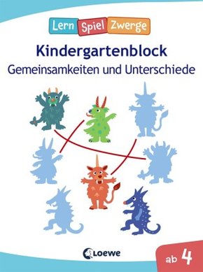 LernSpielZwerge  Kindergartenblock - Gemeinsamkeiten und Unterschiede