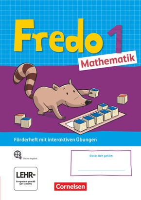 Fredo - Mathematik - Ausgabe A - 2021 - 1. Schuljahr Förderheft mit interaktiven Übungen auf scook.de - Mit Stickerbogen