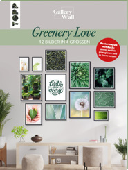 Gallery Wall "Greenery Love". 12 Bilder in 4 Größen