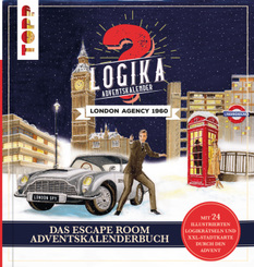 Logika Adventskalenderbuch - London Agency 1960: Mit 24 illustrierten Logikrätseln durch den Advent