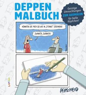 Deppen-Malbuch