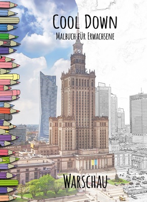 Cool Down | Malbuch für Erwachsene: Warschau