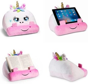 Bookmonster Einhorn - Lesekissen für Bücher und Tablets