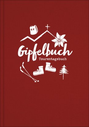 Gipfelbuch, Tourentagebuch, Wandertagebuch | A5 Notizbuch zum Wandern in den Bergen und für Radtouren für Sportler und F