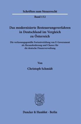 Das modernisierte Besteuerungsverfahren in Deutschland im Vergleich zu Österreich.