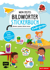 Mein erstes Bildwörter-Stickerbuch - Kindergarten