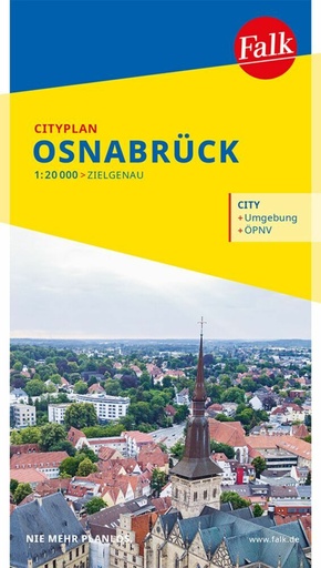 Falk Cityplan Osnabrück 1:18.500