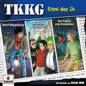 Ein Fall für TKKG, Krimi-Box, 3 Audio-CD, 3 Audio-CD