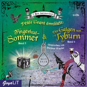 Peter Grant ermittelt: Fingerhut-Sommer  / Der Galgen von Tyburn, 6 Audio-CD