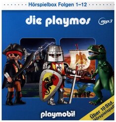 Die Playmos - Hörspielbox, 1 Audio-CD, MP3 - Tl.1-12