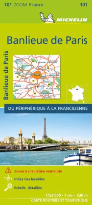Michelin Vororte von Paris / Banlieue de Paris