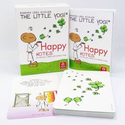The Little Yogi - Happy Notes (40 Motivationskarten + Booklet) (Englische Ausgabe)