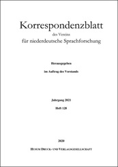 Korrespondenzblatt des Vereins für niederdeutsche Sprachforschung - H.128