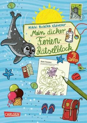 Rätselspaß Grundschule: Mein dicker Ferien-Rätselblock