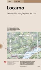 Landeskarte der Schweiz Locarno