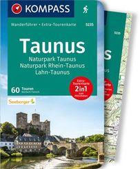 KOMPASS Wanderführer 5235 Taunus, Naturpark Taunus, Naturpark Rhein-Taunus, Lahn-Taunus