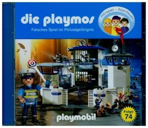 Die Playmos - Falsches Spiel im Polizeigefängnis, 1 Audio-CD - Folge.74