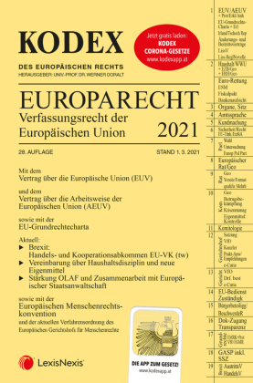 KODEX EU-Verfassungsrecht (Europarecht) 2021