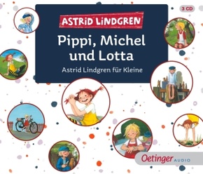 Pippi, Michel und Lotta, 3 Audio-CD