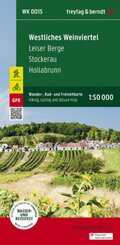 Westliches Weinviertel, Wander-, Rad- und Freizeitkarte 1:50.000, freytag & berndt, WK 0015