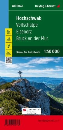 Hochschwab, Wander-, Rad- und Freizeitkarte 1:50.000, freytag & berndt, WK 0041