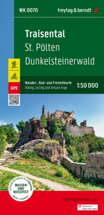 Traisental, Wander-, Rad- und Freizeitkarte 1:50.000, freytag & berndt, WK 0070