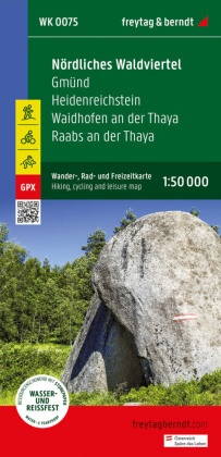 Nördliches Waldviertel, Wander-, Rad- und Freizeitkarte 1:50.000, freytag & berndt, WK 0075