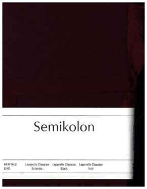 Semikolon Leporello Classico burgundy