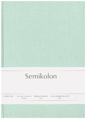 Semikolon Notizbuch Classic A5 blanko moss