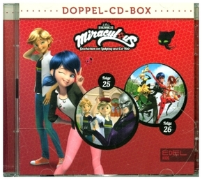 Miraculous - Doppel-Box, 2 Audio-CD - Tl.25-26