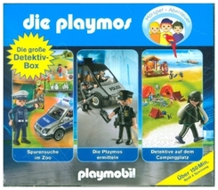 Die Playmos - Die große Detektiv-Box, 3 Audio-CD