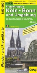 Köln, Bonn und Umgebung - Wander- und Freizeitkarte