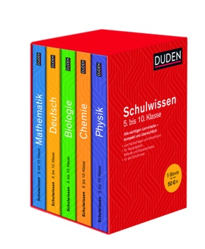 Duden Schulwissen 5. bis 10. Klasse, 5 Bde.