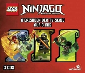 LEGO Ninjago Hörspielbox, 3 Audio-CD - Box.6