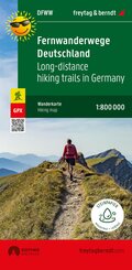 Fernwanderwege Deutschland, Weitwanderkarte 1:800.000, freytag & berndt