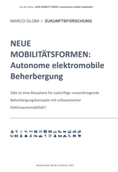NEUE MOBILITÄTSFORMEN: Autonome elektromobile Beherbergung