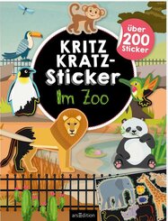 Kritzkratz-Sticker Im Zoo