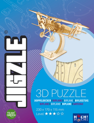 JIGZLE - Doppeldecker 3D Holz-Puzzle