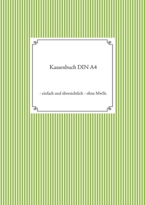 Kassenbuch DIN A4