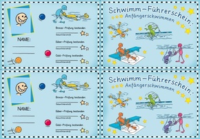 Anfängerschwimmen - Klassensatz Führerscheine